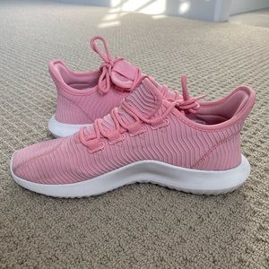 Pink adidas shoes